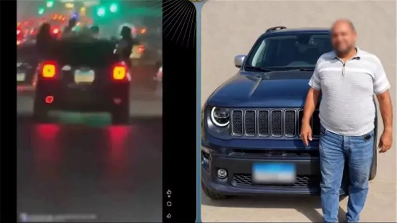 الداخلية تكشف تفاصيل واقعة السائق الذي سمح لأطفاله بالجلوس خارج نوافذ السيارة