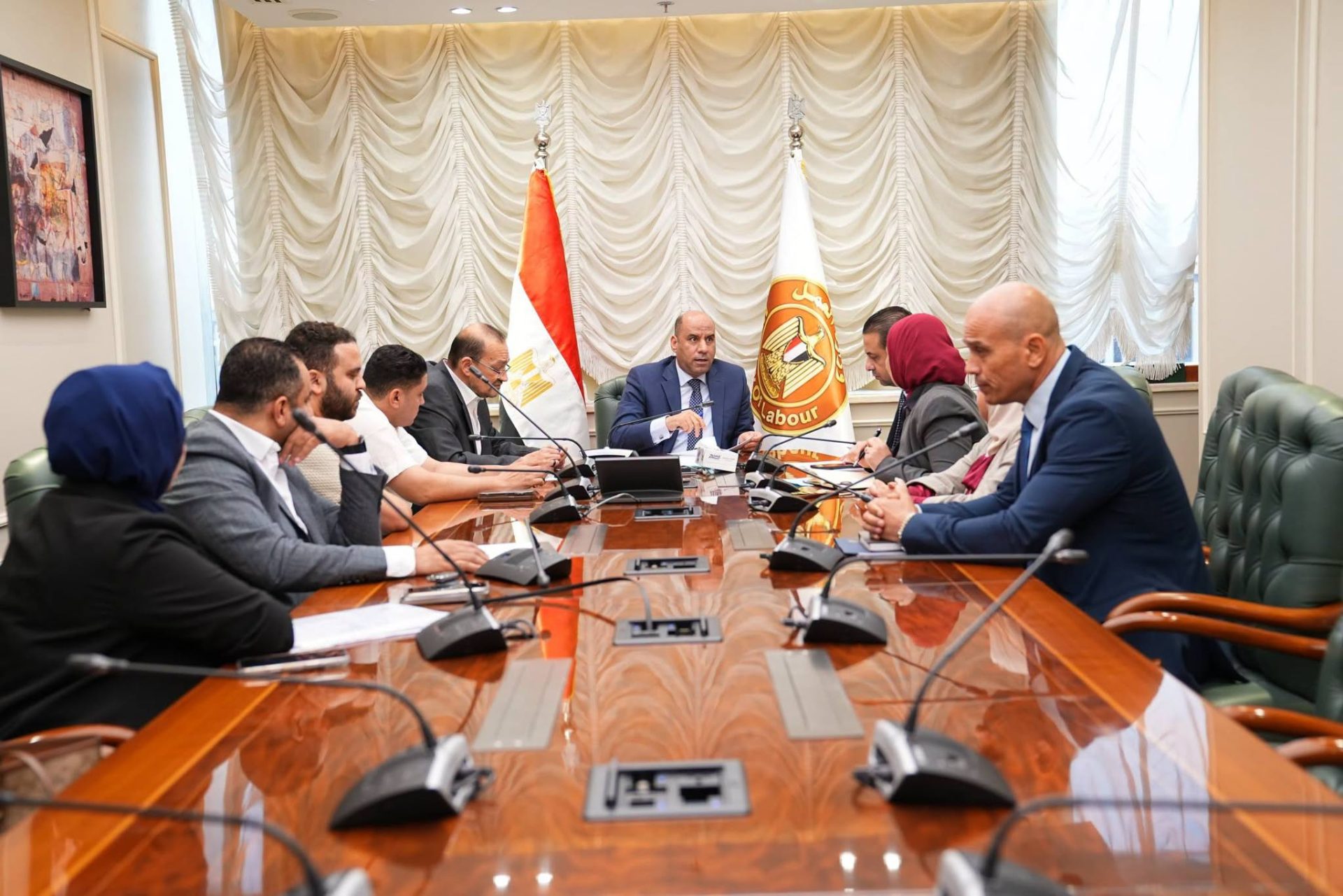 وزير العمل يلتقي عددًا من أعضاء مجلس النواب ويؤكد: أهدافنا مشتركة وخدمة المواطن أولويتنا