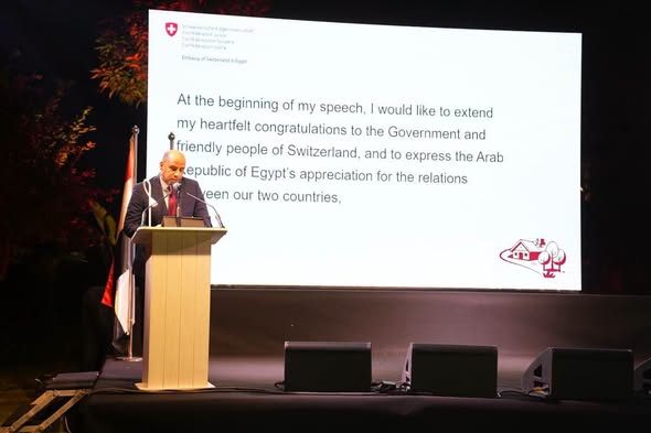 وزير العمل في احتفالية اليوم الوطني السويسري: العلاقات بين مصر وسويسرا تمتلك رصيدًا مهمًا من الثقة والتعاون