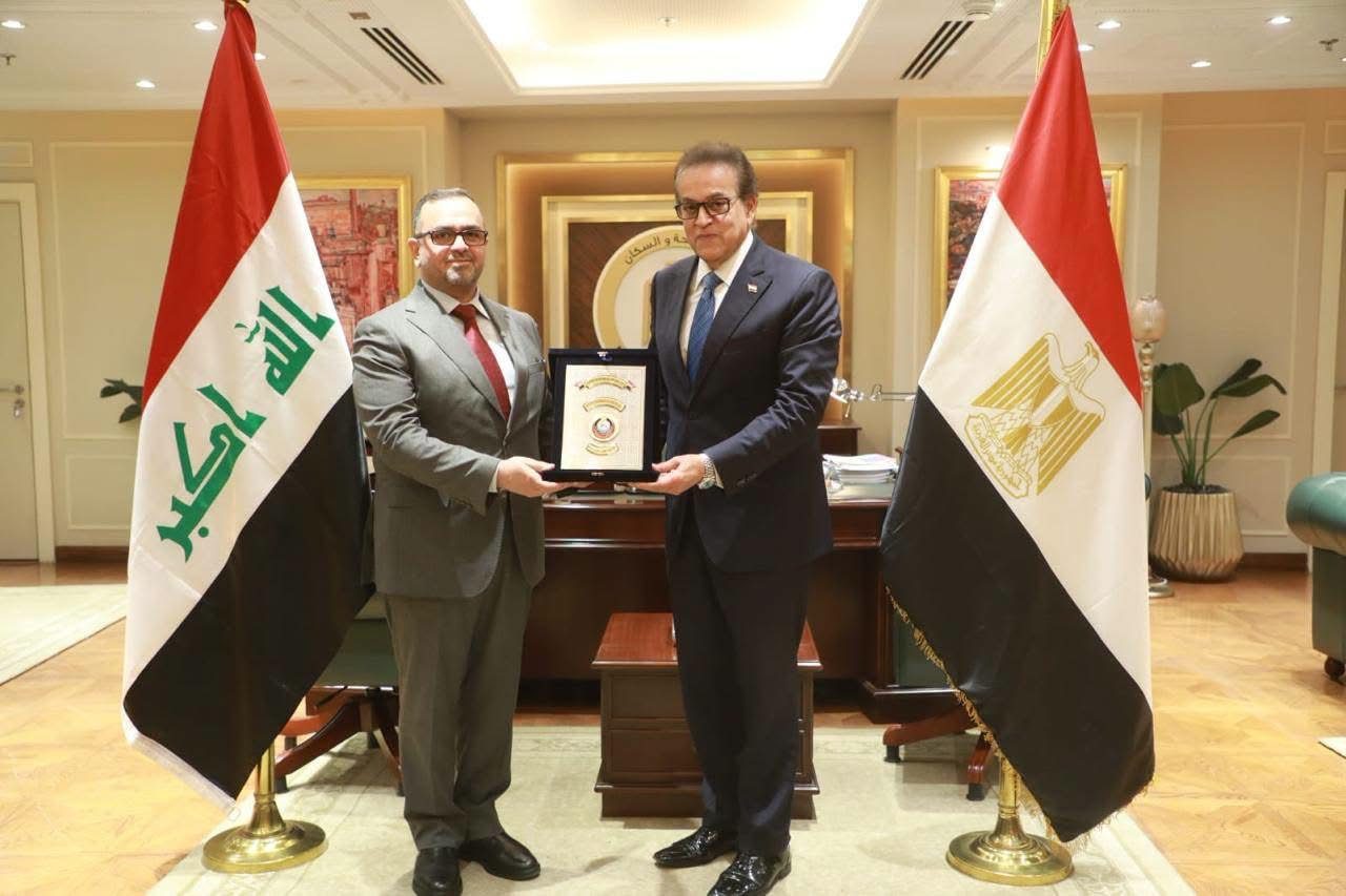 وزير الصحة يبحث مع نظيره العراقي تعزيز التعاون الصحي وتوطين صناعة الأدوية وتبادل الخبرات في تشغيل المستشفيات