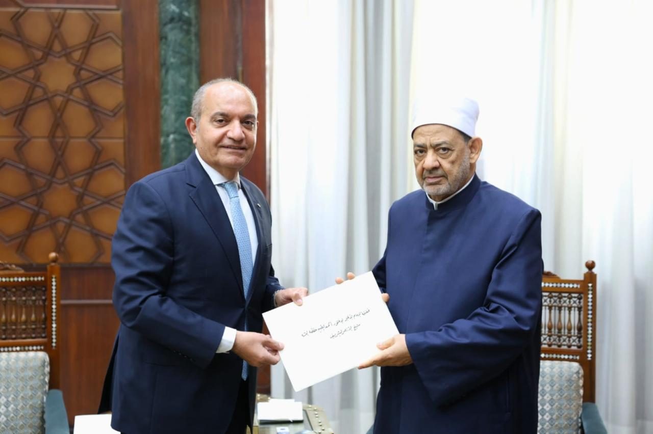 شيخ الأزهر يتلقى دعوة رسمية من سمو الأمير الحسن بن طلال للانضمام إلى مجلس أمناء الوقف الهاشمي للقدس