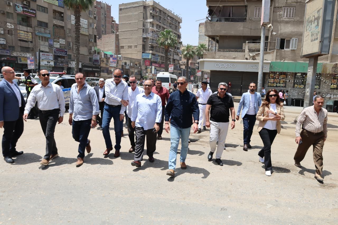 جولة تفقدية لمحافظ الحيزة