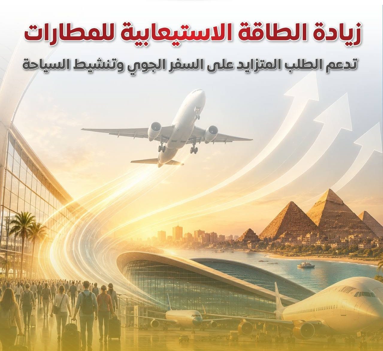 مطار القاهرة يستهدف مضاعفة طاقته