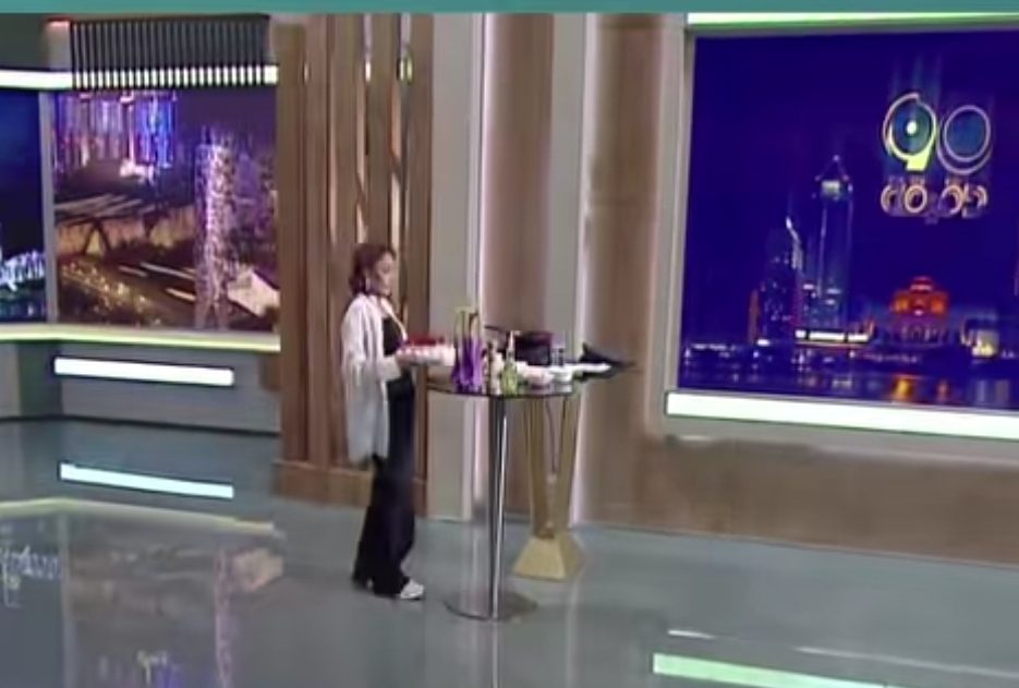 بسمة وهبة تطبخ شكشوكة على الهواء