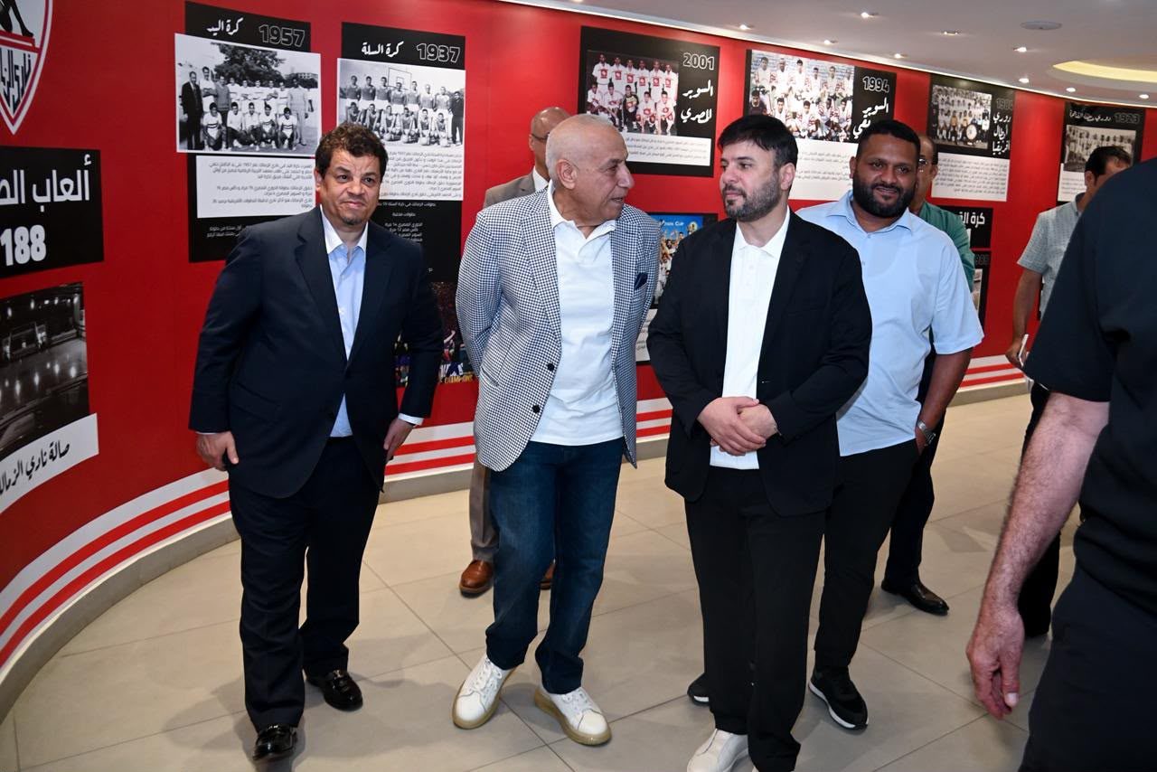 وفد الوفاق الليبي في ضيافة الزمالك.. بحث تعاون وزيارة لمتحف البطولات
