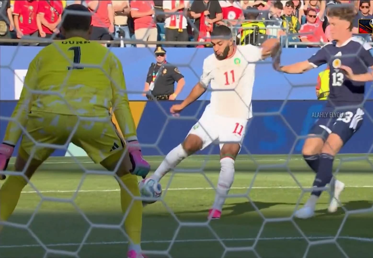 هدف المغرب الأول