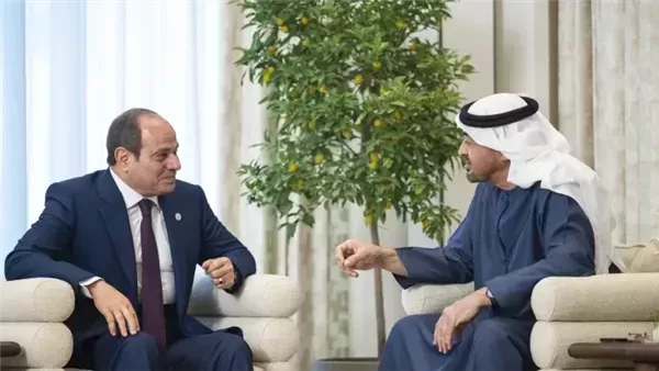 الرئيس السيسي و الشيخ محمد بن زايد آل نهيان
