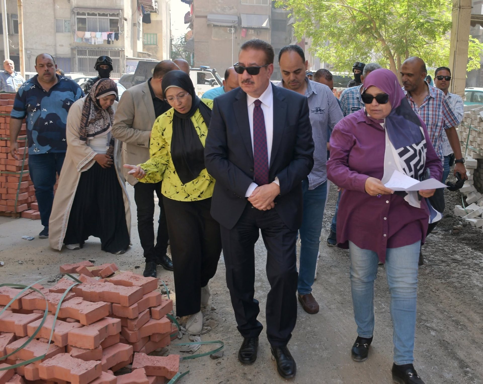جولة ميدانية لمحافظ بورسعيد