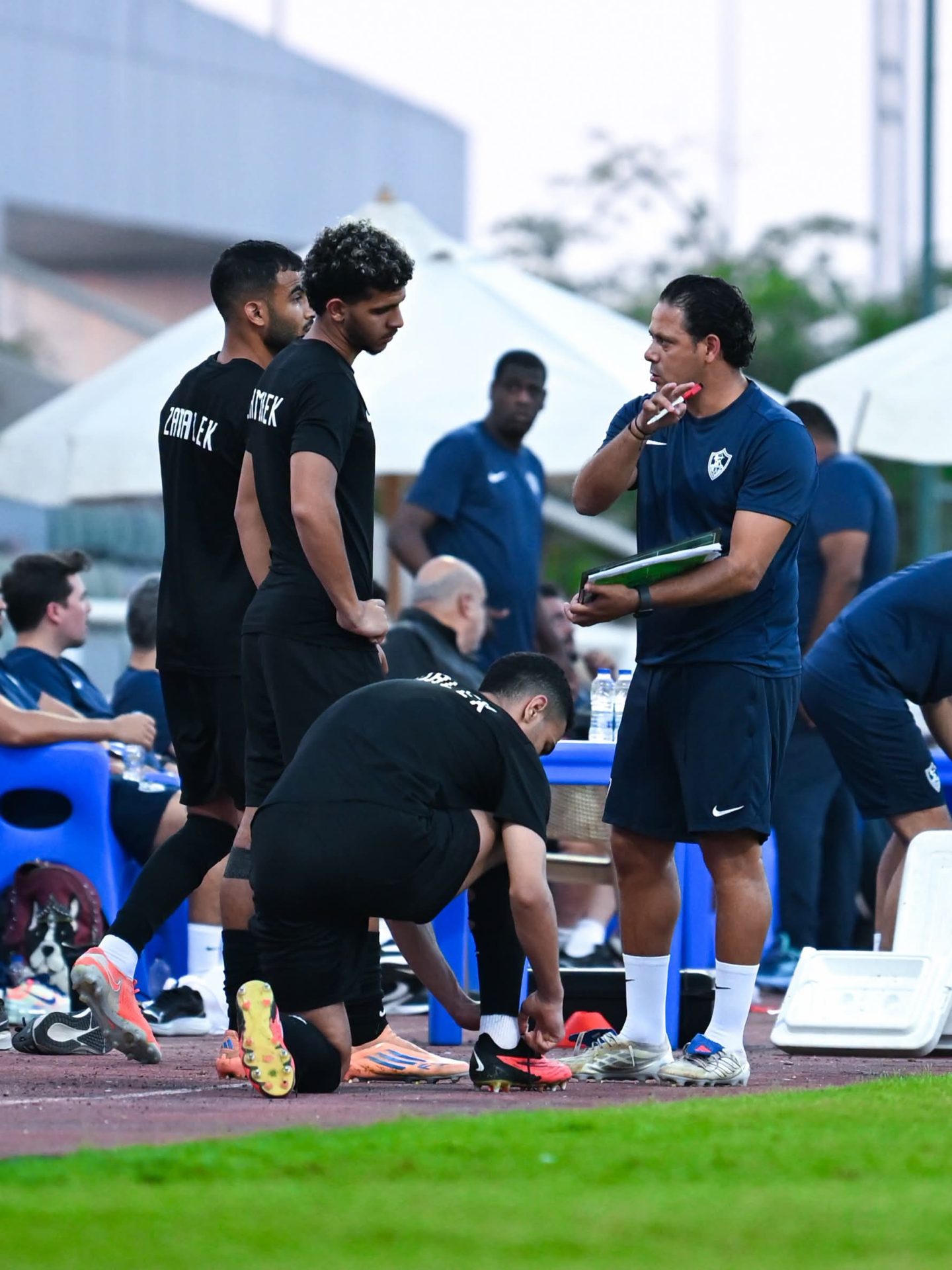 الزمالك يتقدم على مودرن سبورت بهدف في الشوط الأول من الودية*