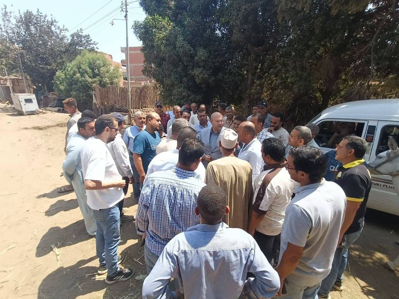 جولة ميدانية لنائب محافظ الجيزة