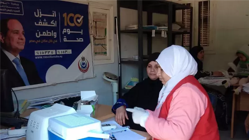 صحة بني سويف تكثف خدمات مبادرة 100 يوم صحة مجانًا بالقرى